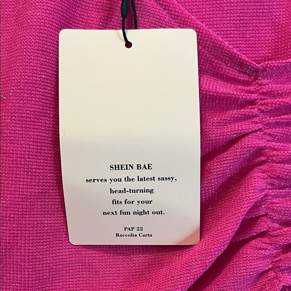 #1051+Pink Ruched Women's Top - Picture 3 of 6
